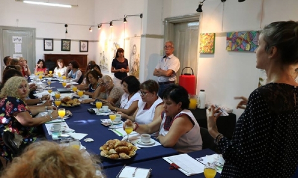 Baigorria: Reunión de trabajo con las directoras de la ciudad