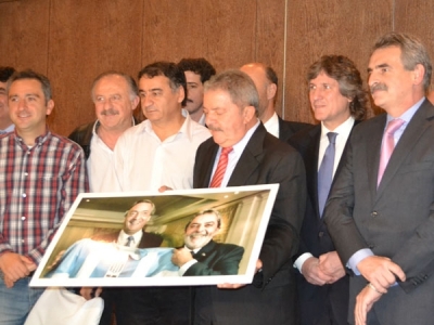 Rossi participó de un encuentro con el ex presidente Lula da Silva