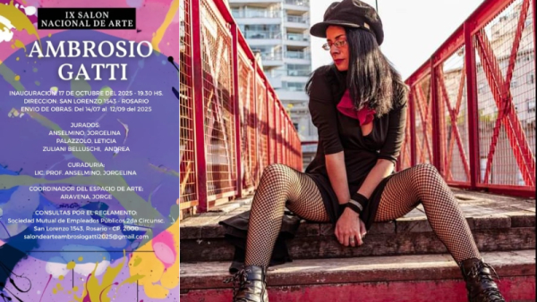 Yana Borgia representará a Baigorria en el Salón Nacional de Arte Ambrosio Gatti 2025