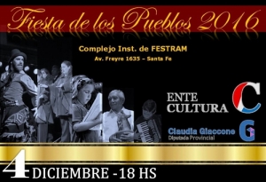 La “Fiesta de los Pueblos” será el 4 de diciembre en Santa Fe