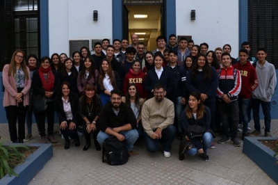 Maglia inauguró un nuevo ciclo de pasantías de la Escuela N°550