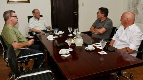 Maglia se reunió con el ministro de Educación para avanzar en obras y proyectos educativos en Baigorria