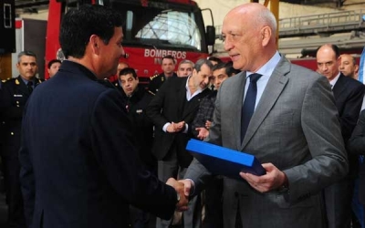 Ascenderán a los rescatistas del Gerz que actuaron en el siniestro de Rosario