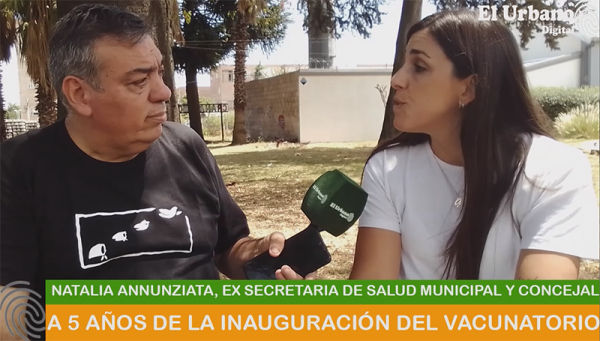 Natalia Annunziata recordó la campaña que aplicó más de 150 mil dosis