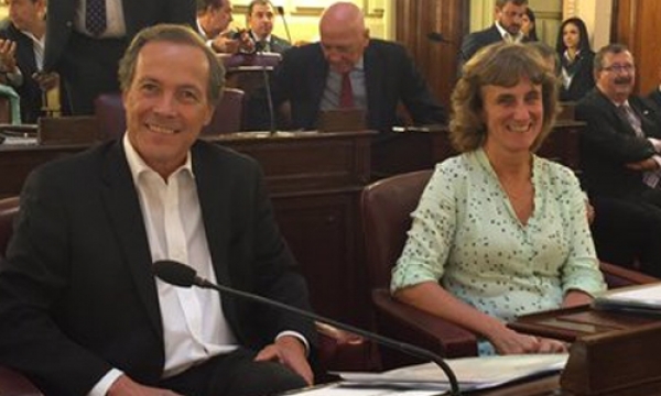 Augsburger y Giustiniani buscan eliminar impuestos a los sellos para favorecer a inquilinos