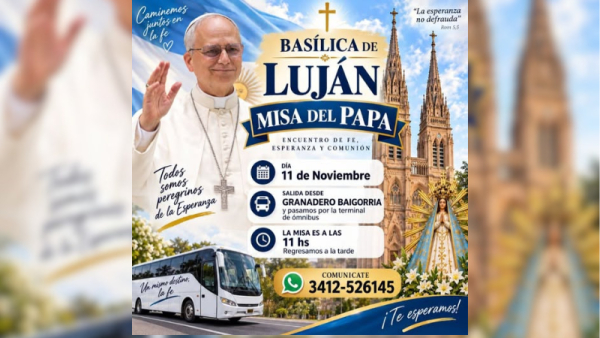 Baigorrienses se preparan para viajar a participar de la misa del papa León XIV