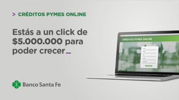 Las Pymes santafesinas ahora pueden acceder a créditos online en sólo 60 minutos