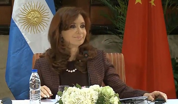 Cristina: "La asociación estratégica con China es una política pública de Estado en Argentina"