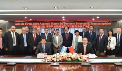 Ramos profundizó en China las inversiones del Belgrano Cargas