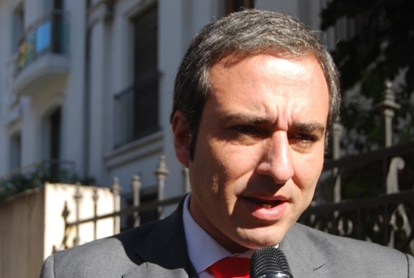 Martínez y Eduardo Buzzi estuvieron en San Jorge y pidieron eliminar retenciones al trigo