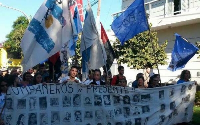 Gran acto y movilización a La Calamita