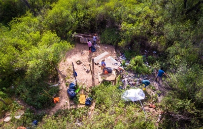 Nueva jornada de limpieza en la Isla de los Mástiles