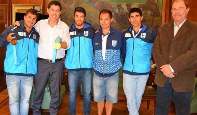 Ramos y Maglia recibieron a los palistas de la Reservas