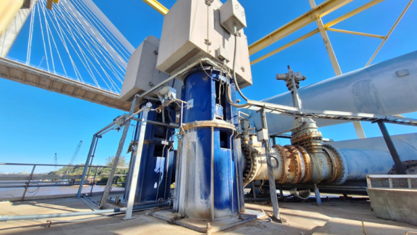 Aguas Santafesinas realiza tareas de mantenimiento para optimizar la captación y distribución de agua en la región