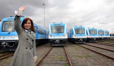 Cristina celebró la recuperación de los trenes: "Los argentinos estamos construyendo nuevos sueños"