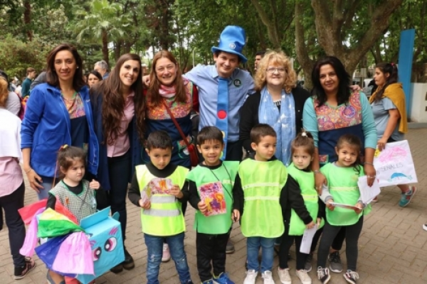 Los chicos aprendieron de seguridad vial y disfrutaron en familia