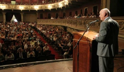 Bonfatti participó en Rosario del 1° Encuentro de Directivos y Supervisores de Escuela Abierta