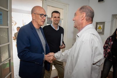 Maglia recibió en Baigorria al Ministro de Educación de Santa Fe