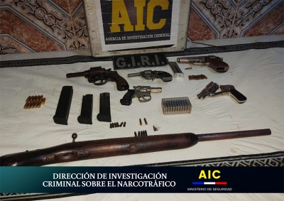 Allanaron por una tentativa de homicidio y encontraron seis armas de fuego