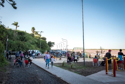 Se inauguraron las obras de la bajada Formosa