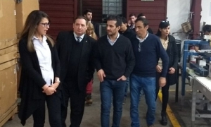 Genesini visitó a empresas de Baigorria