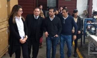 Genesini visitó a empresas de Baigorria