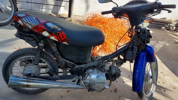 Recapturan una moto robada