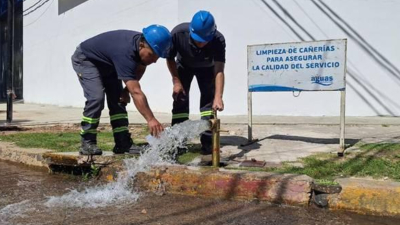 Realizarán tareas de mantenimiento en la red de agua potable en Santa Rita