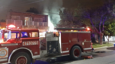Se incendió la vivienda de una anciana en barrio Paraíso