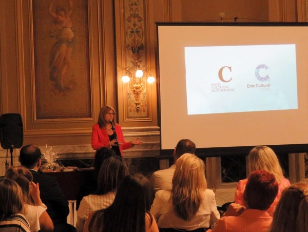 Giaccone participó en la ciudad de Córdoba, de la presentación de la red provincial de experiencias culturales