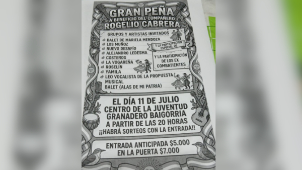 Organizan una peña solidaria para ayudar a un trabajador municipal