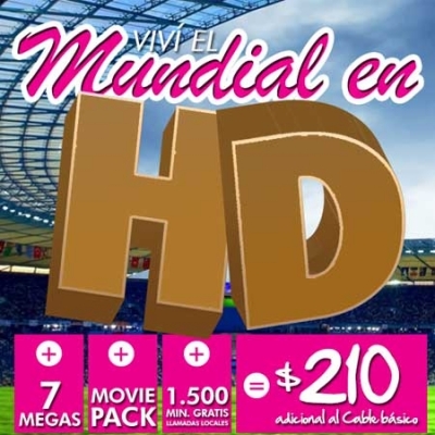 En Junio llega el Mundial y vos lo vas a vivir como si estuvieras allí.