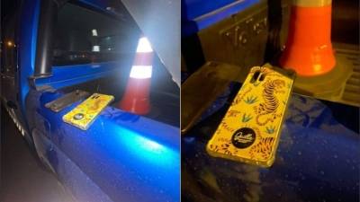 Les robaron, atraparon a los ladrones, pero no le devuelven su teléfono: encontró la funda en el patrullero