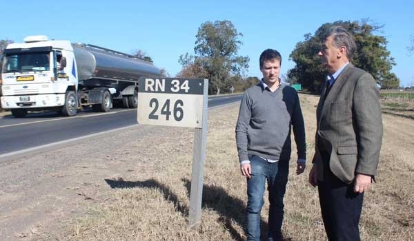 Binner reclamó a la Nación avanzar con la autovía de la ruta 34