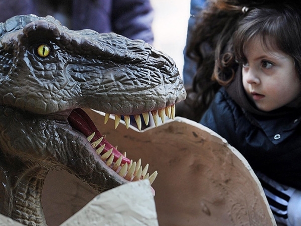 Dinos, zamba y plaza, lo más divertido para los niños en la megamuestra Tecnópolis