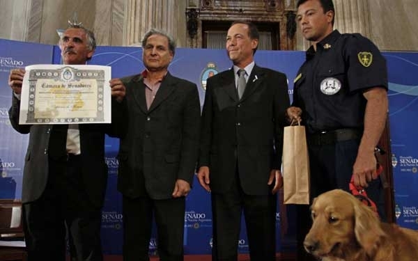 Bomberos fueron homenajeados en el Senado Nacional