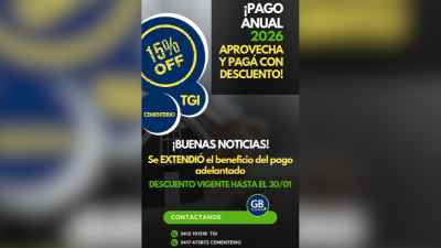 Prórroga del pago anual de tasas municipales: conocé los beneficios y ahorrá hasta el 30 de enero