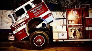 El autobomba está fuera de servicio