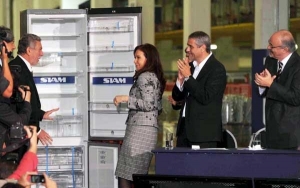 La Presidenta pidió "fuerza, entereza e integridad para sostener este modelo industrialista"