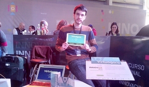 Becado de Fundación Nuevo Banco de Santa Fe expuso en Tecnópolis