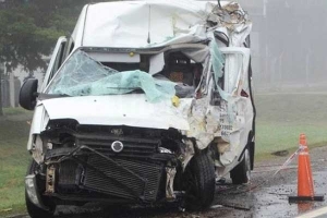 Ruta 95: Diez muertos en un terrible accidente