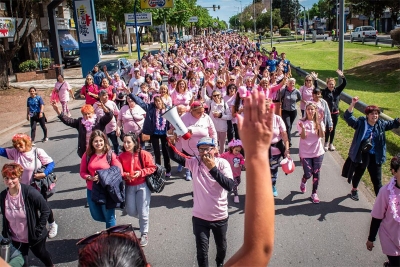 Baigorria inicia una nuevo “Octubre rosa” con su tradicional caminata