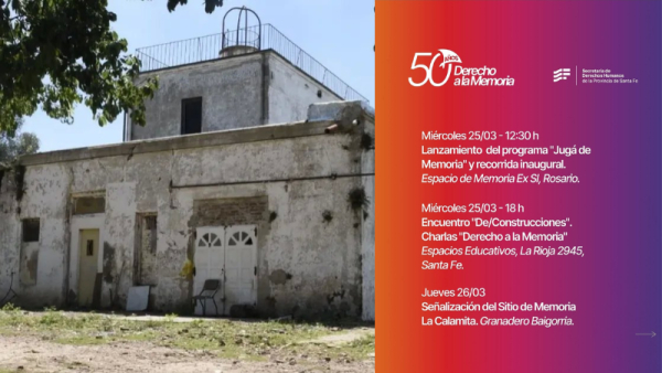 Señalizarán La Calamita como Sitio de la Memoria