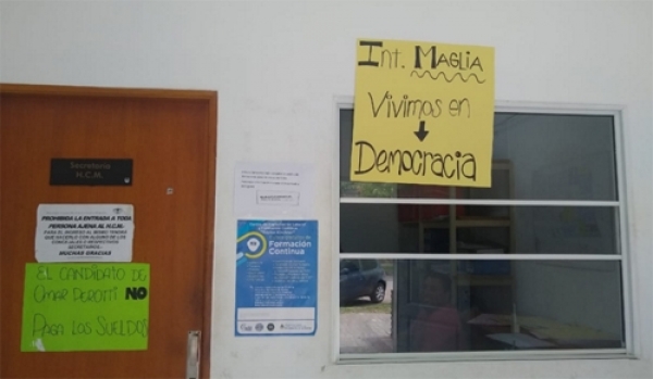 Empleados de Concejo de Baigorria siguen denunciando la falta de pago