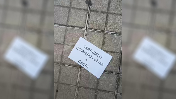 Tartarelli fue blanco de calumnias en plena campaña electoral