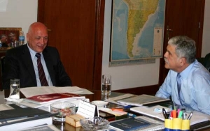 Bonfatti analizó con De Vido la marcha de obras de infraestructura en la provincia y posibles nuevos proyectos