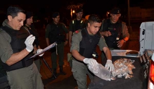 Operativo antidrogas en Baigorria