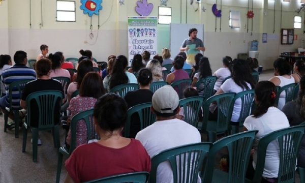 Comenzó el Programa de Abordaje Integral de la Niñez en el Jardín N° 162