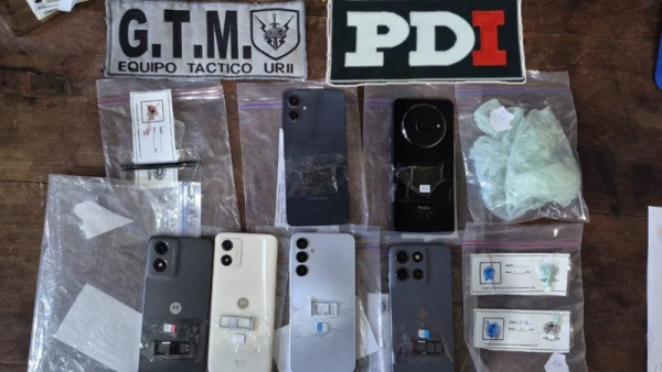 Ocho allanamientos con dos detenidos y secuestro de droga