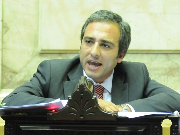 Cachi Martínez llevó al congreso el pedido de acompañamiento por el fuerte temporal